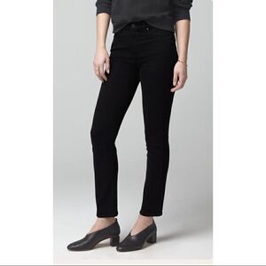 Citizens of Humanity Harlow Ankle Mid Rise Slim Fit Jeans - Corduroy Black